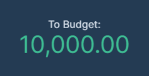 To Budget with money